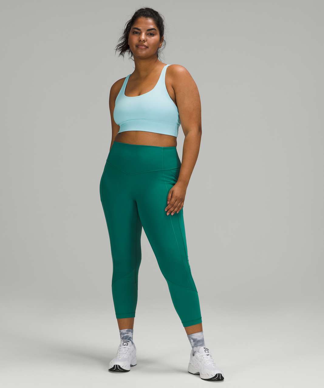 Lululemon All The Right Places Crop *23" - Teal Lagoon