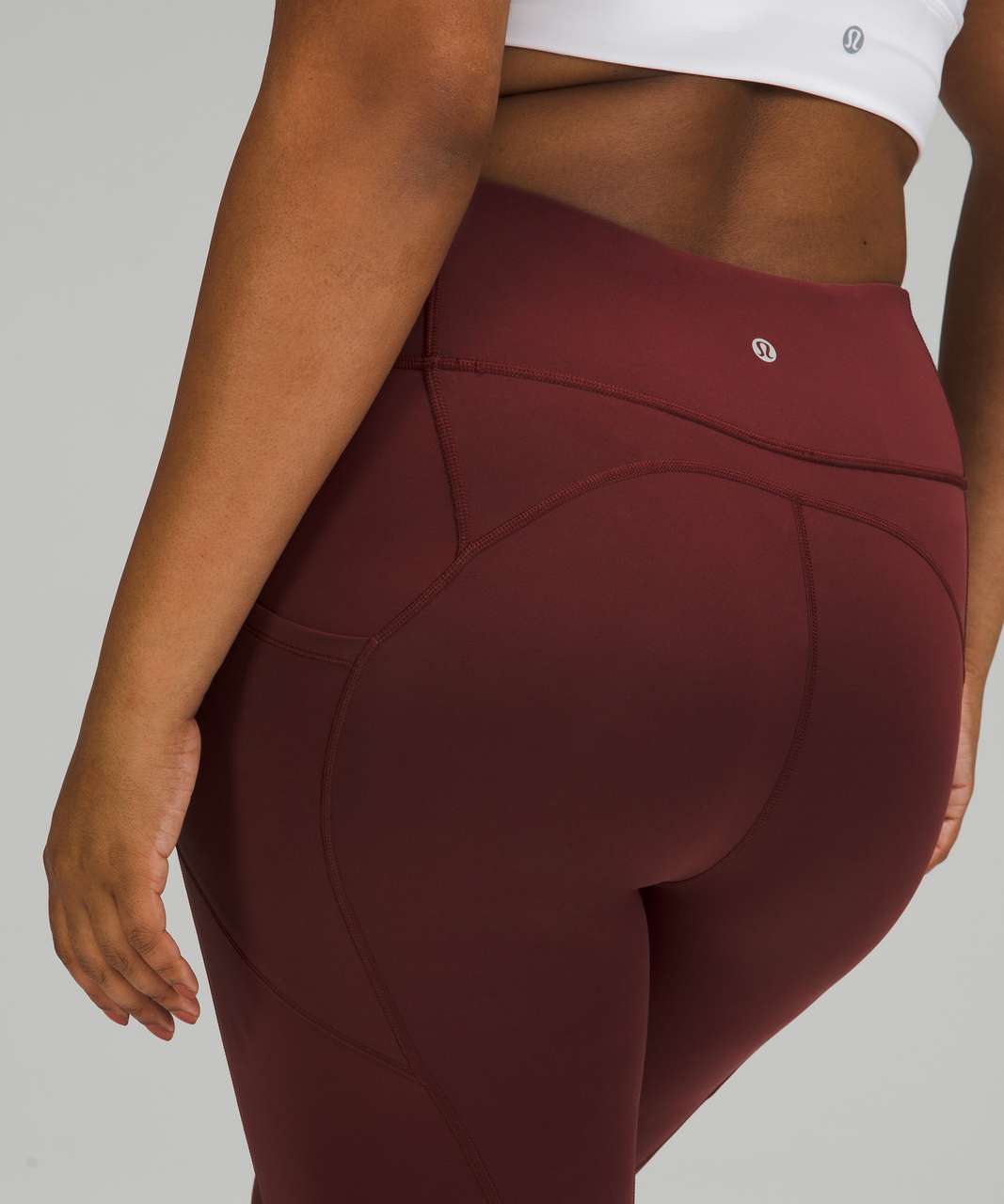 Lululemon All The Right Places Crop II *23 - Misty Merlot - lulu