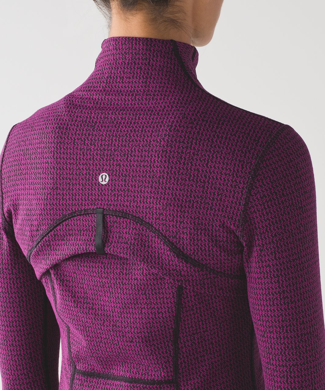 Lululemon Define Jacket - Teeny Tooth Deep Fuchsia Black