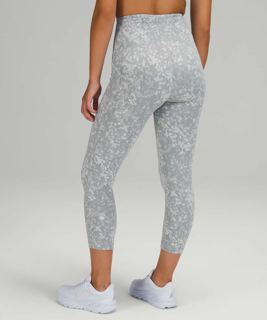 Lululemon Swift Speed High-Rise Crop 21" - Speckle Spritz Jacquard Rhino Grey Silver Drop Starlight