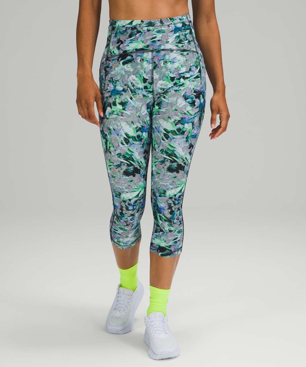 Lululemon Swift Speed High-Rise Crop 21" - Rapid Flourish Multi