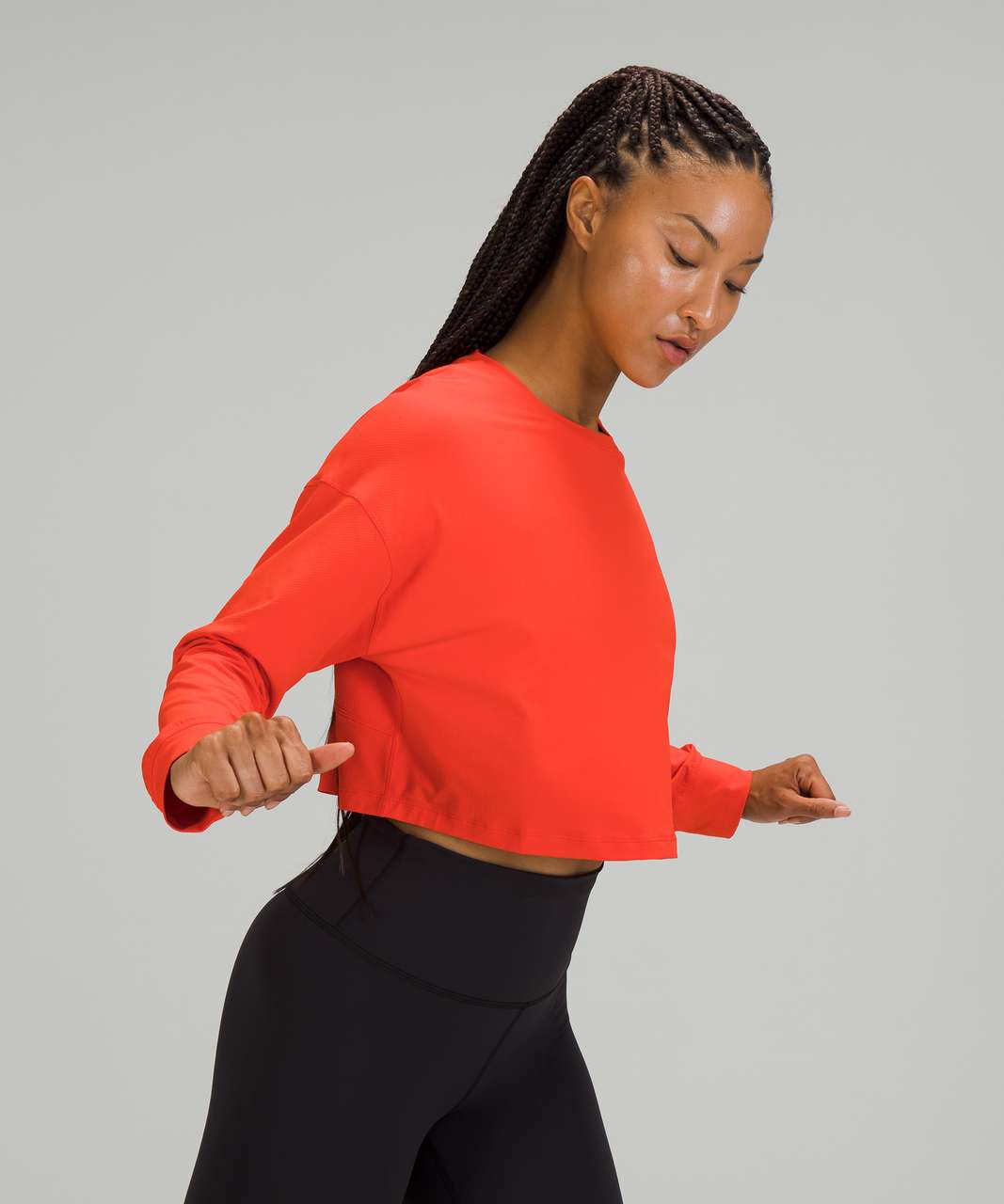 Lululemon Muscle Love Long Sleeve - Autumn Red