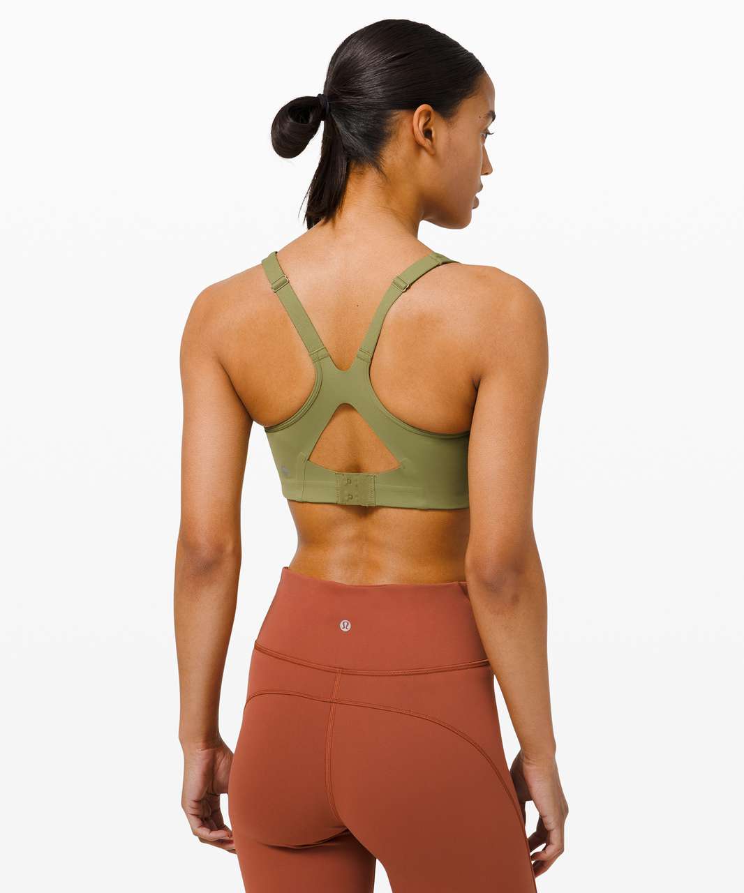 Lululemon All Powered Up Bra *Medium Support, A-E Cups - Bronze Green -  lulu fanatics