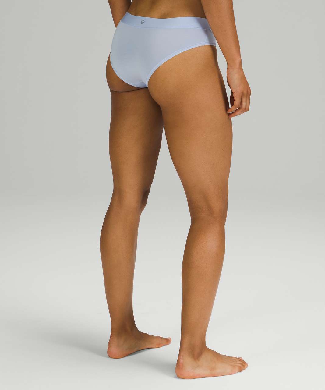 Lululemon UnderEase Mid Rise Cheeky Bikini Underwear - Blue Linen