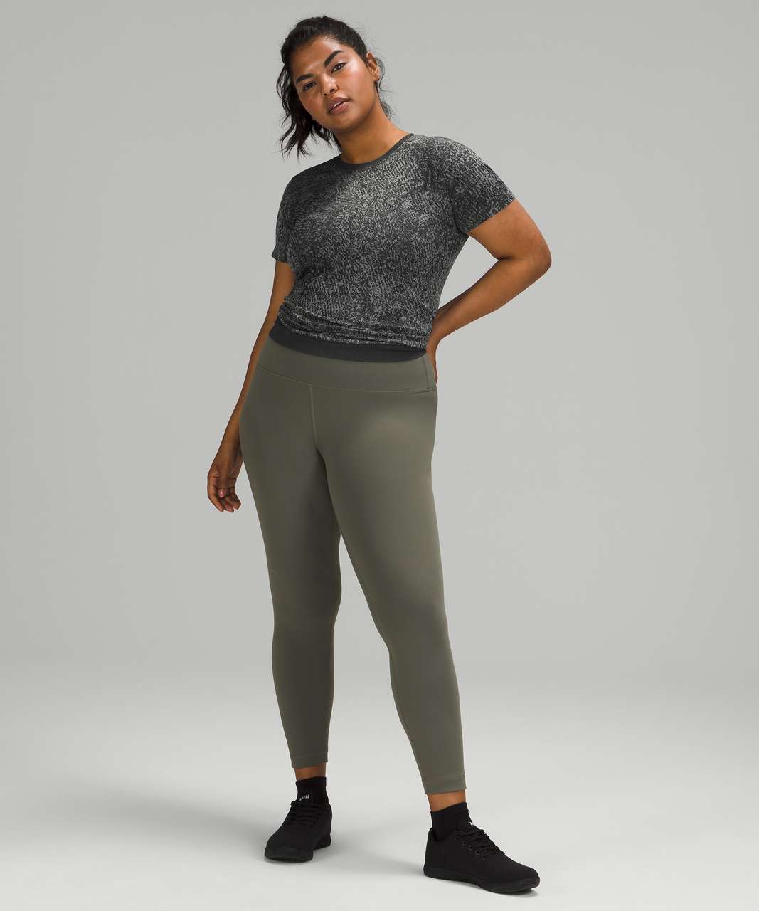 NEW LULULEMON SWIFTLY Breathe Short Sleeve - NIDI/NIDI- Size 10 $84.30 -  PicClick AU