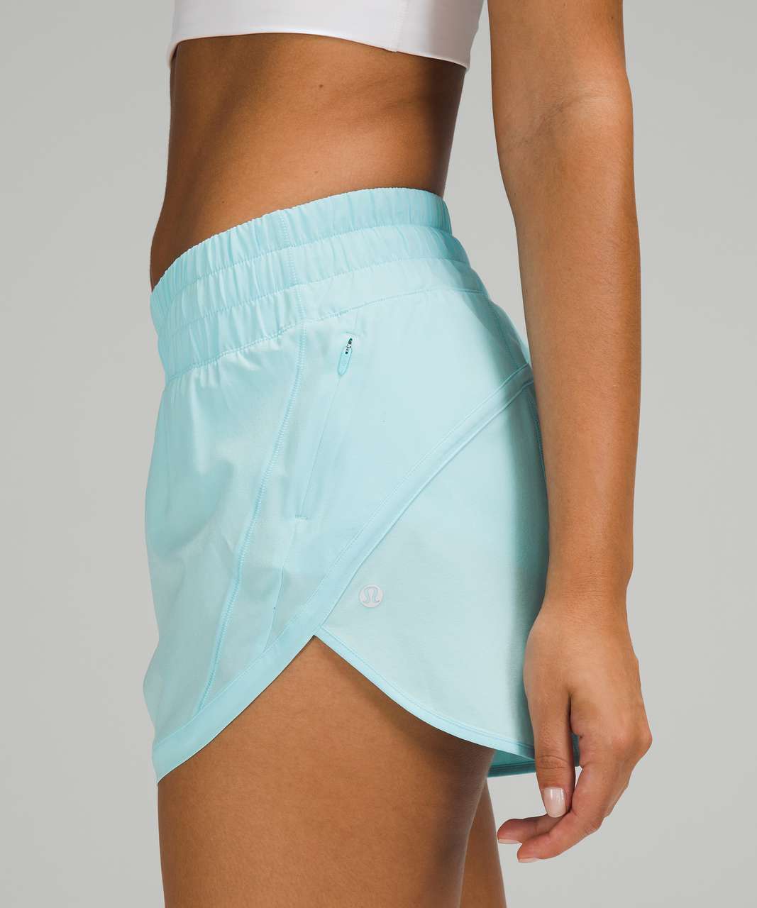 Lululemon Track That High-Rise Short 3" - Icing Blue