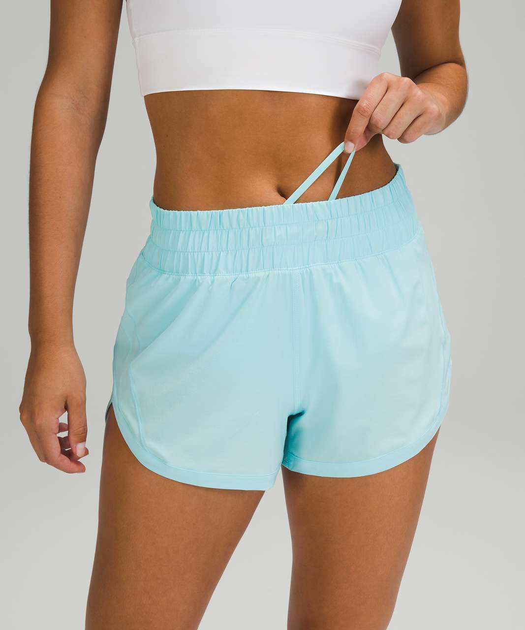 Lululemon Track That High-Rise Short 3" - Icing Blue