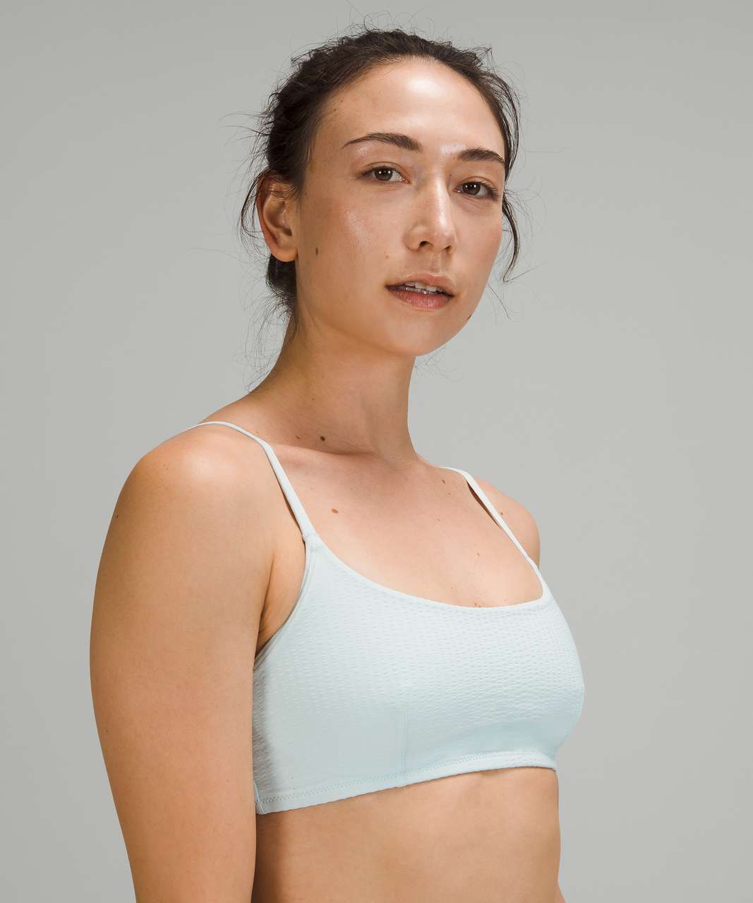 Lululemon Seersucker Swim Top *B/C Cups - Sheer Blue - lulu fanatics