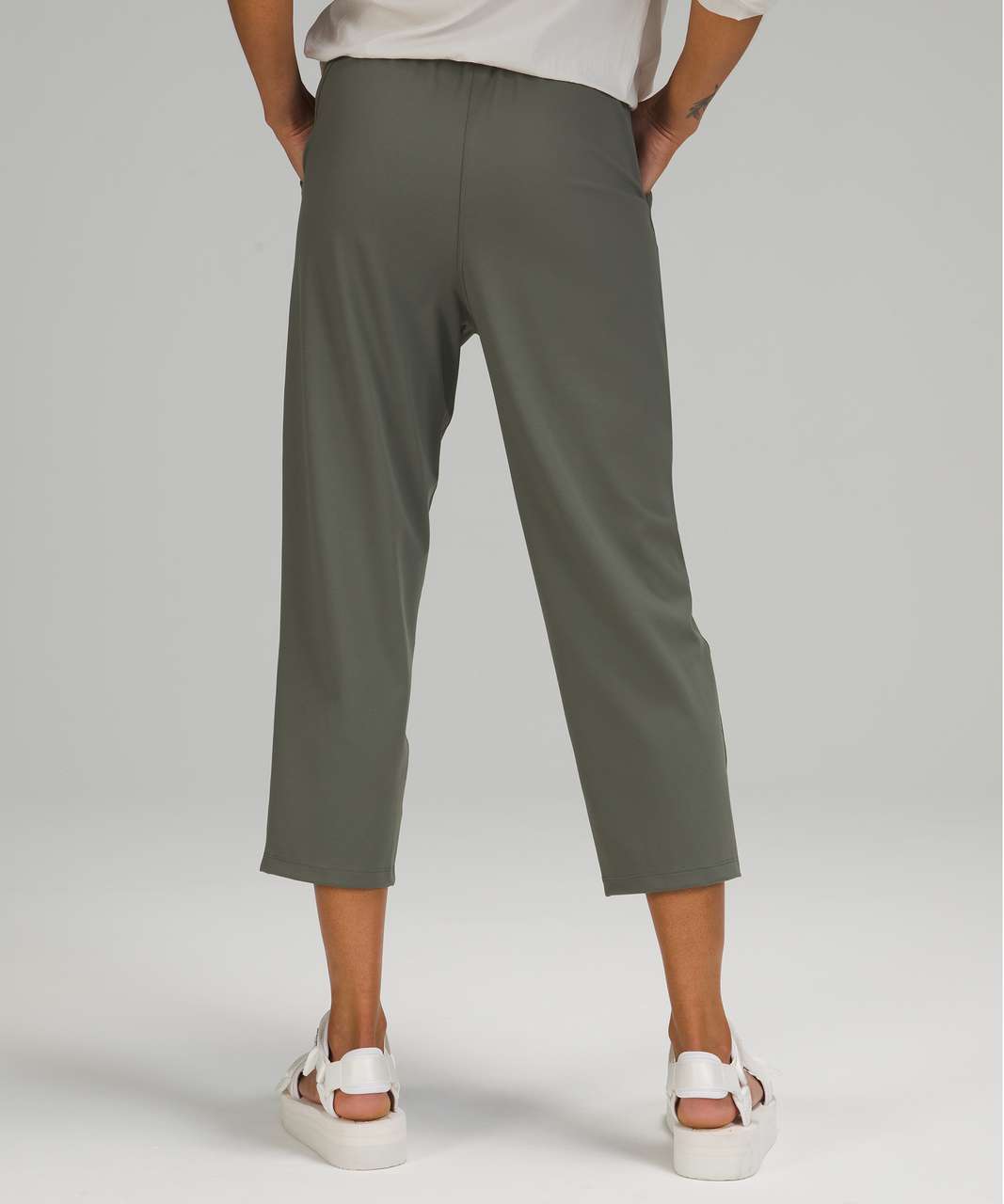 Lululemon Stretch High Rise Crop 23" - Grey Sage