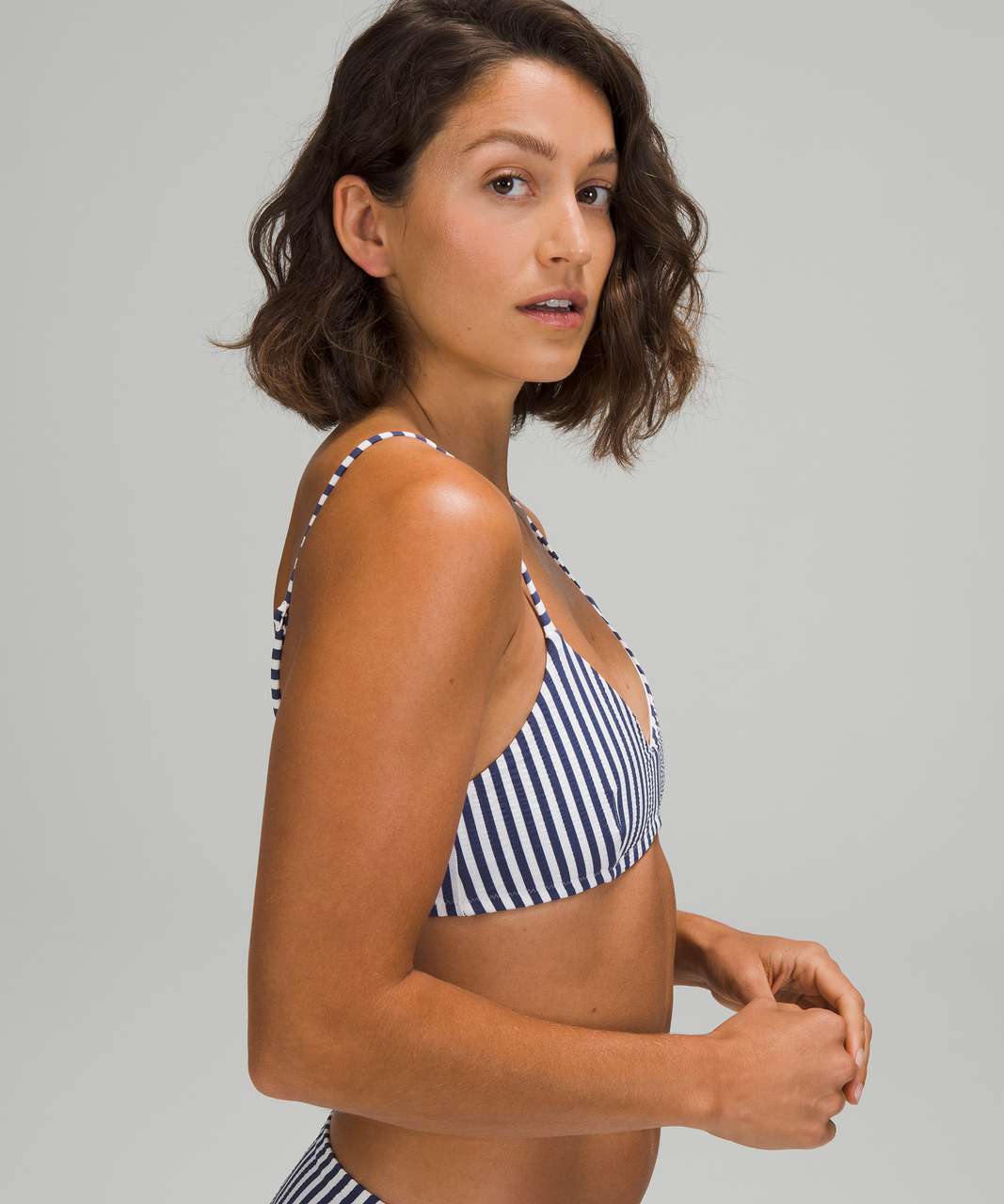 Lululemon Seersucker Triangle Swim Top *A/B Cups - Energize Stripe