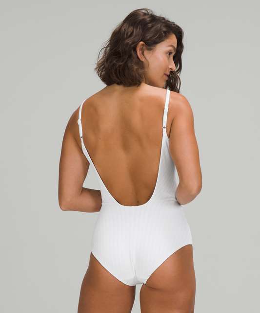 Lululemon Wild Abandon One Piece - White - lulu fanatics