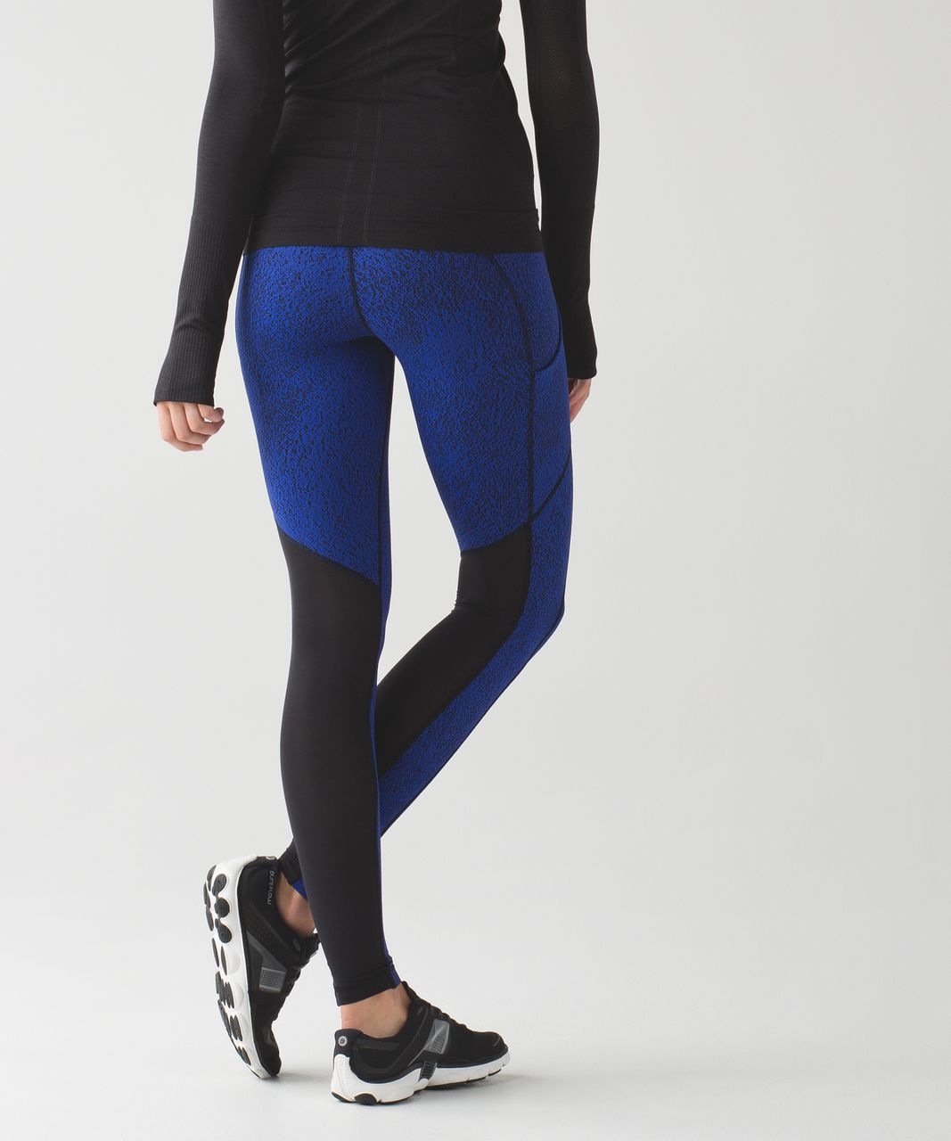 Lululemon Ruched Speed Tight Leggings Black Size 4 Full Length Luxtreme