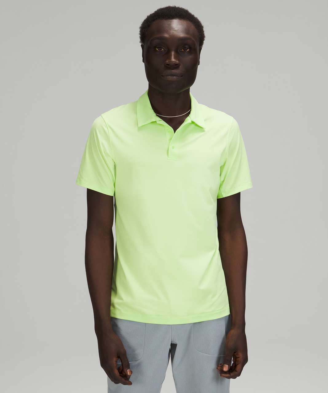 Lululemon Snap Front Performance Short Sleeve Polo - Neo Mint - lulu ...