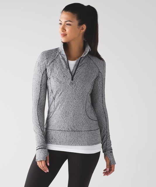 Lululemon Rush Hour 1/2 Zip - Black - lulu fanatics