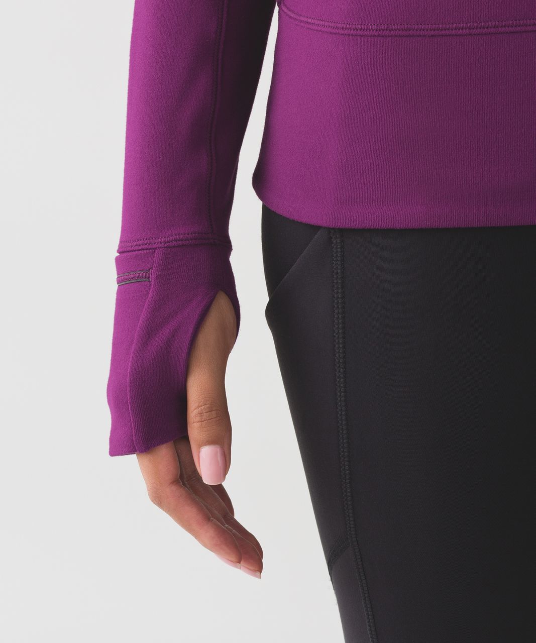 Lululemon Rush Hour 1/2 Zip - Chilled Grape