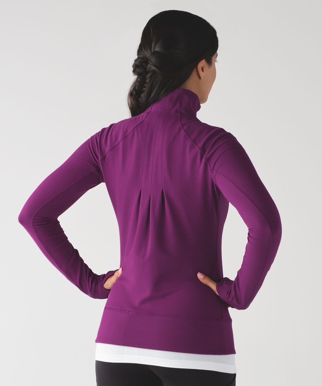 Lululemon Rush Hour 1/2 Zip - Chilled Grape