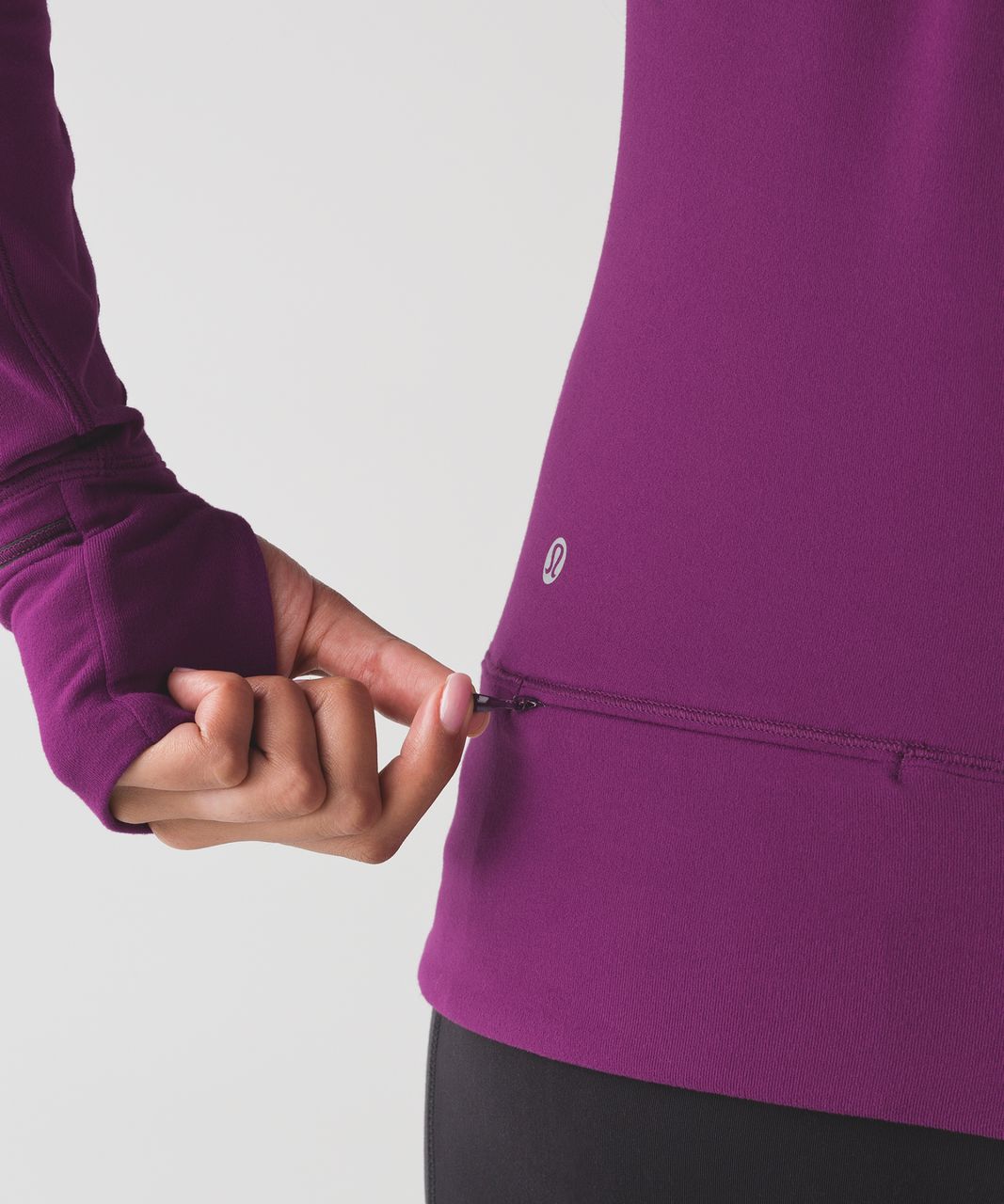 Lululemon Rush Hour 1/2 Zip - Chilled Grape