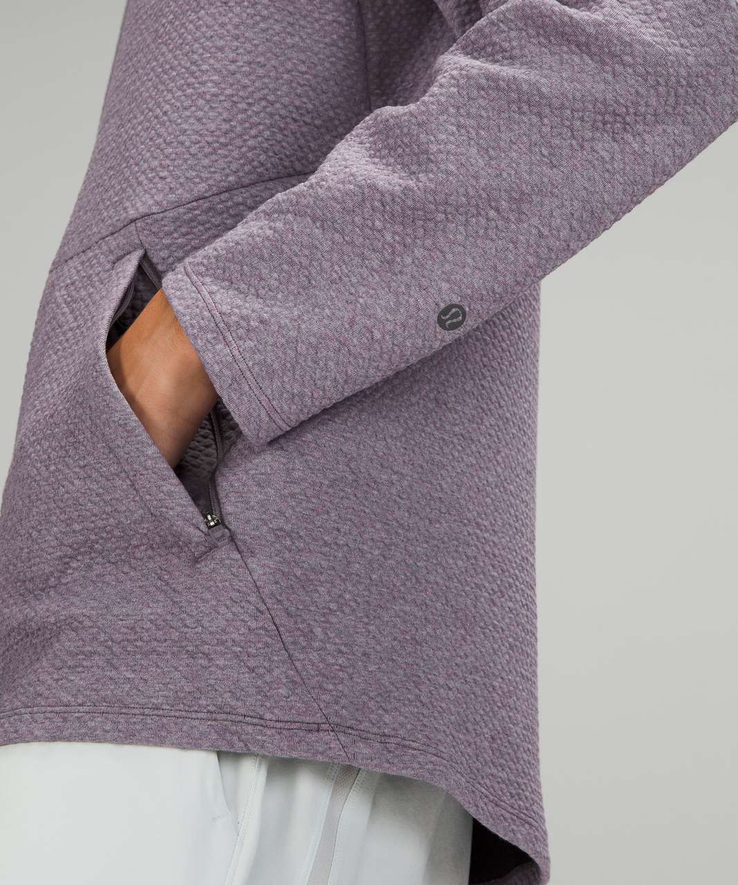 Lululemon At Ease Hoodie - Heathered Dusky Lavender / Black