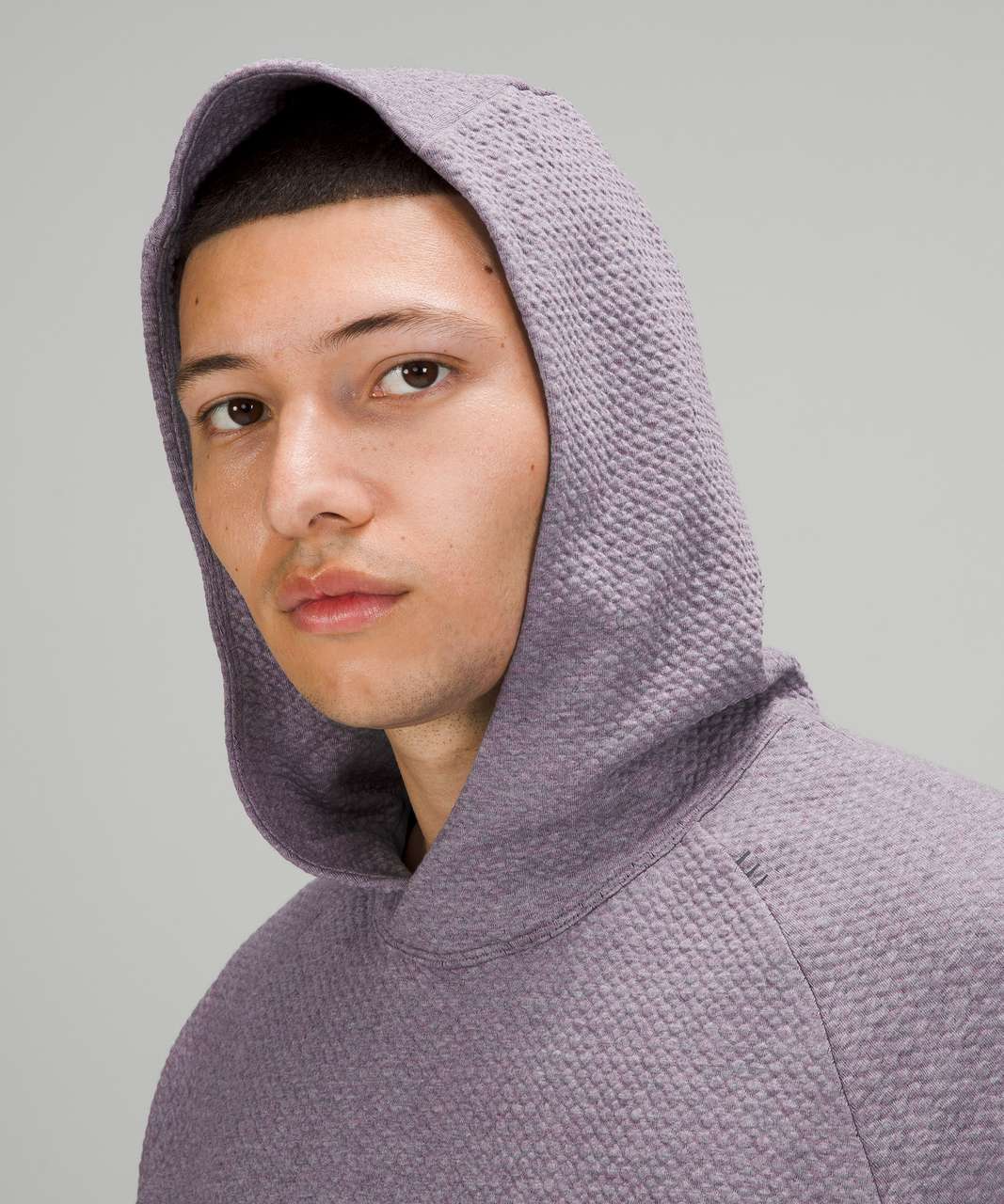 Lululemon At Ease Hoodie - Heathered Dusky Lavender / Black - lulu fanatics