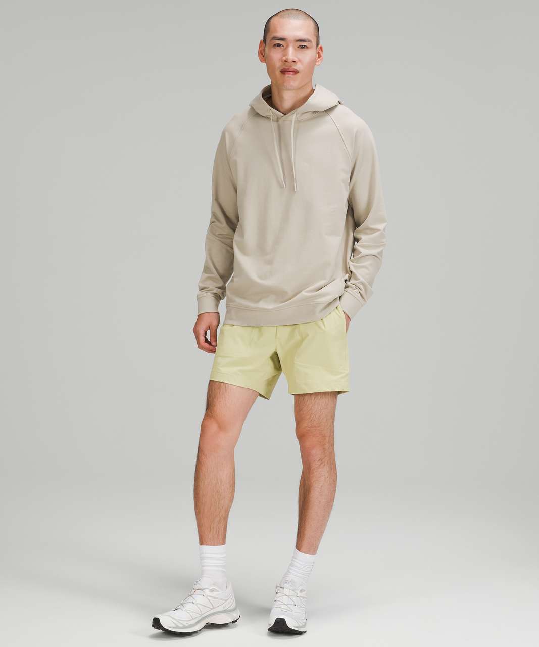 Lululemon City Sweat Pullover Hoodie French Terry - Raw Linen