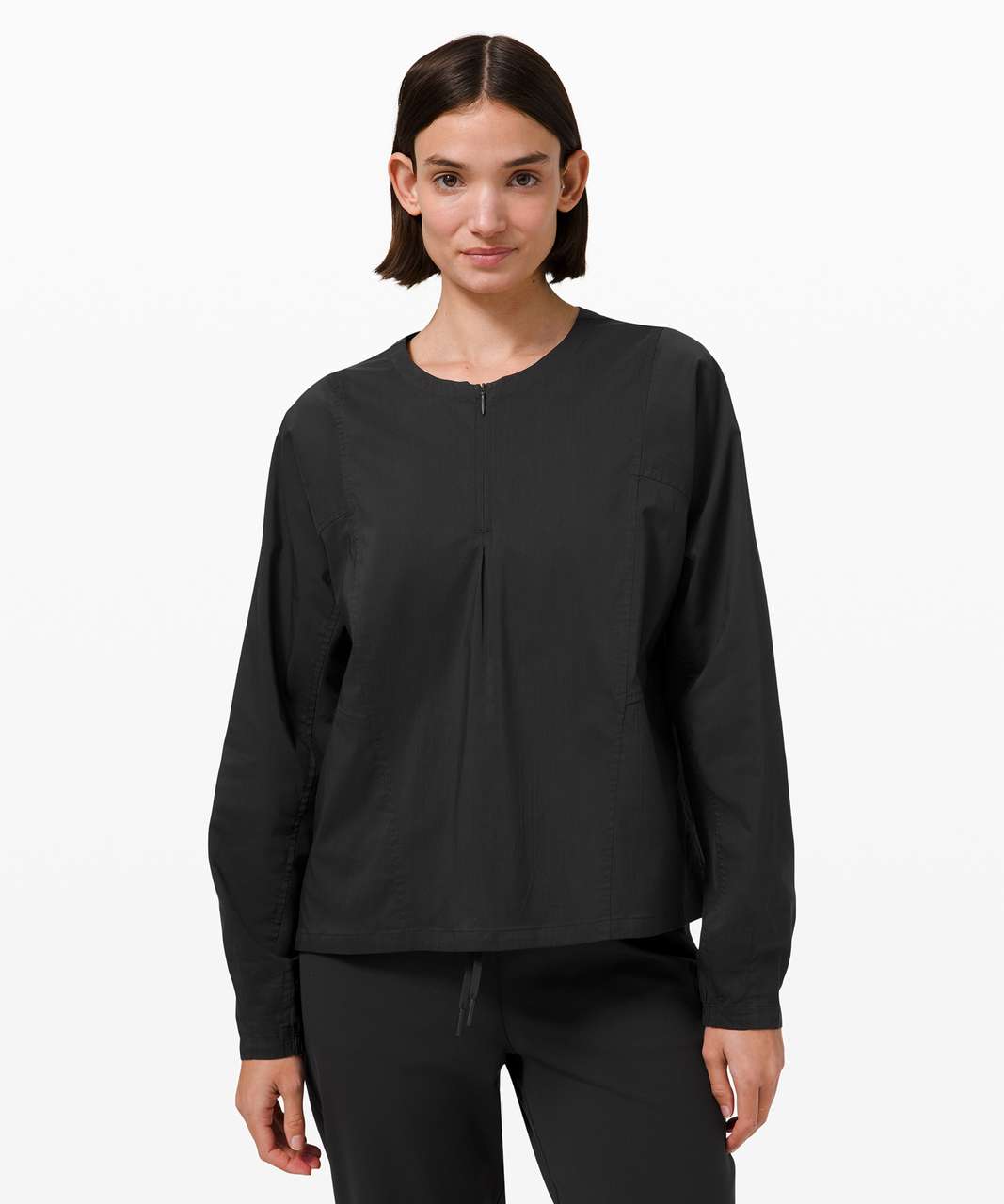 Lululemon Against Convention Long Sleeve Shirt - Black