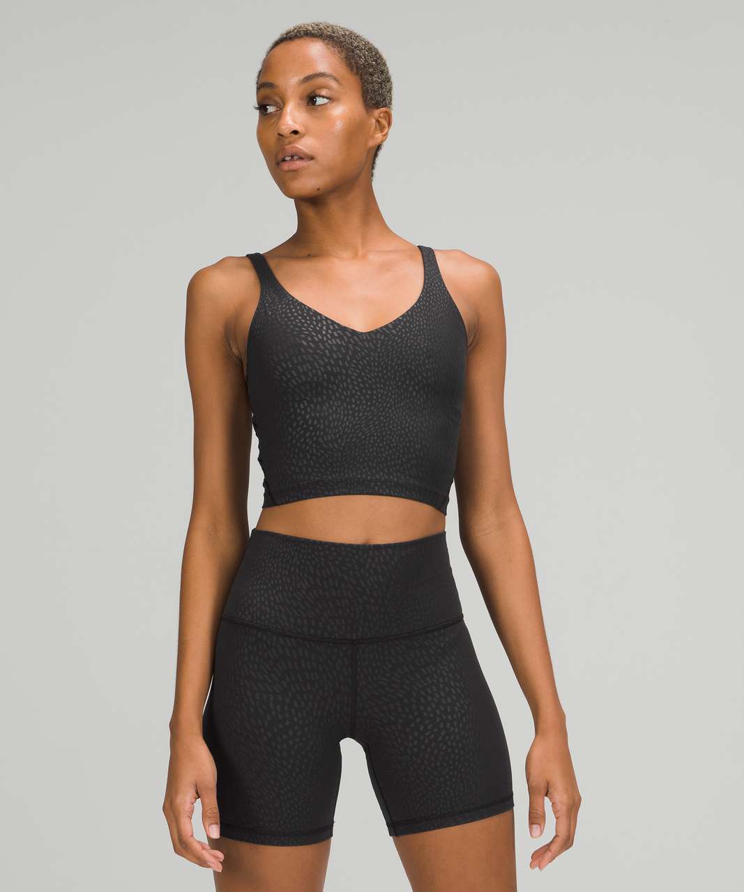 Lululemon Align Tank Top - Jewel Emboss Black