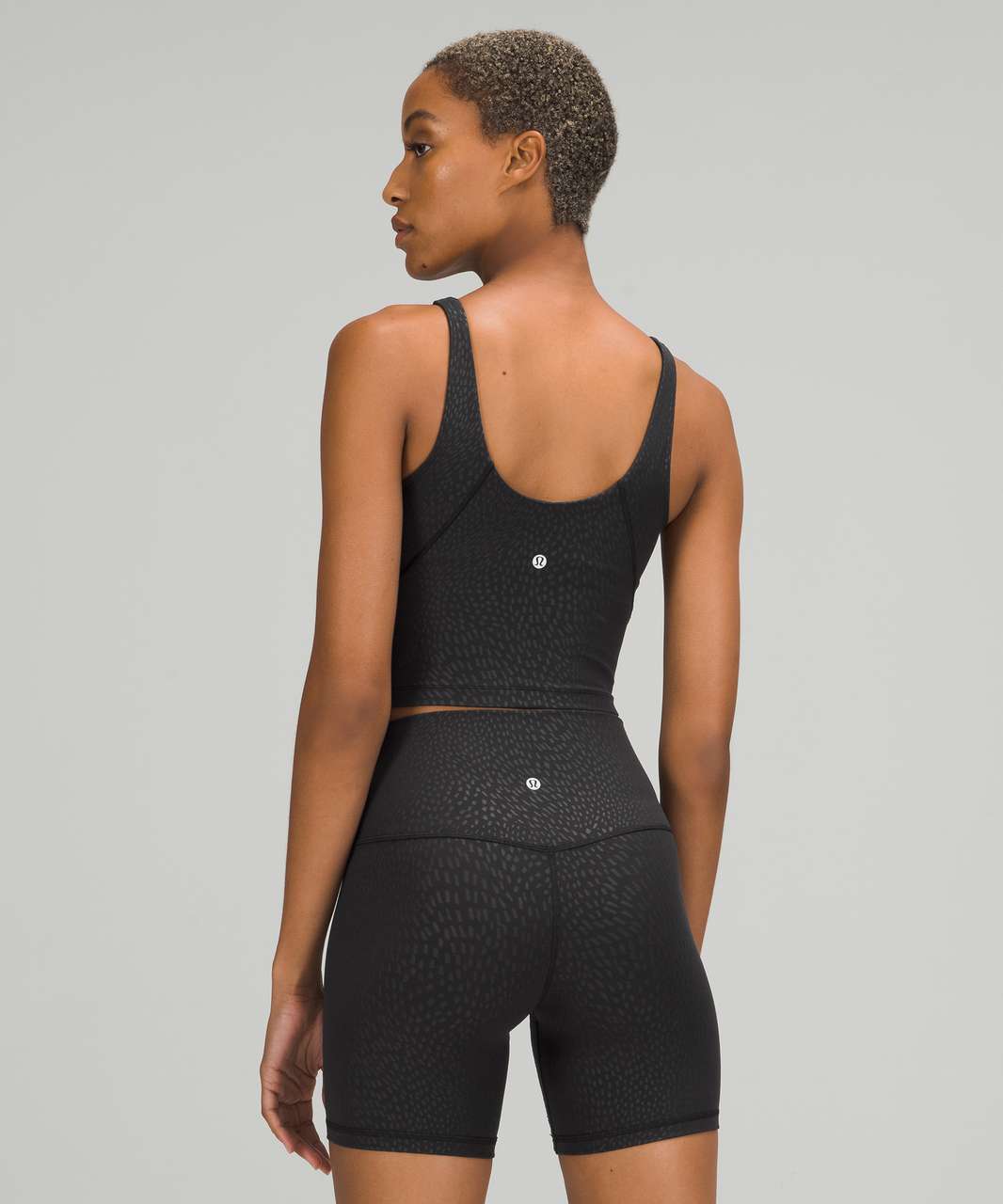 LULULEMON WOMEN'S ALIGN Tank In Black Lulu Logo Print All Over Size US/20  UK/24 £29.69 - PicClick UK