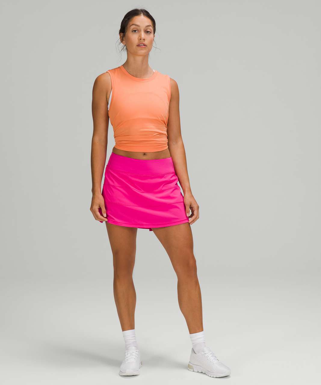 Lululemon Athletica Pace Rival Mid-Rise Skirt (Hyper Flow Pink