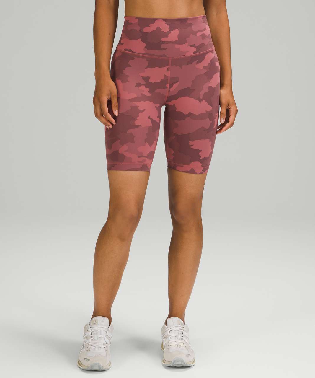 Lululemon Wunder Train High Rise Short 8" - Heritage 365 Camo Brier Rose Multi