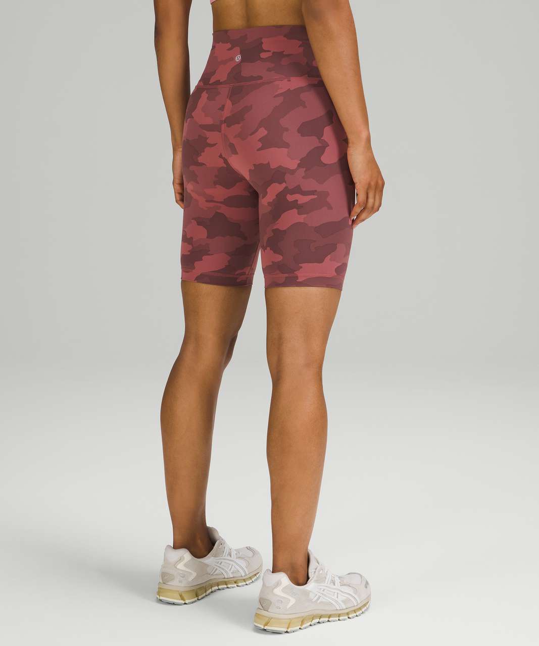 Lululemon Wunder Train High-rise Short 6 In Formation Camo Deep Coal Multi