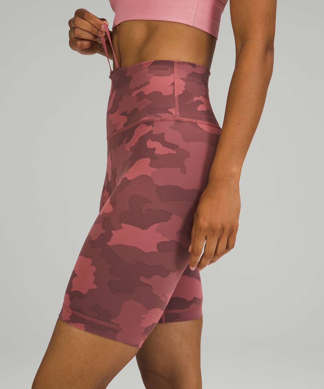 Lululemon Wunder Train High Rise Short 8 - Heritage 365 Camo Brier Rose  Multi - lulu fanatics