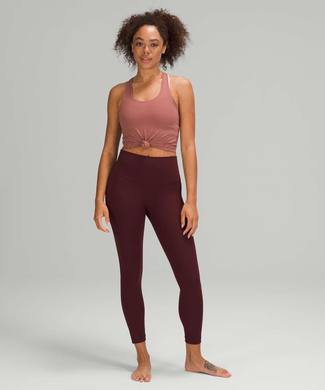 Lululemon Wunder Under High-Rise Tight 25 *Luxtreme - Red Merlot - lulu  fanatics