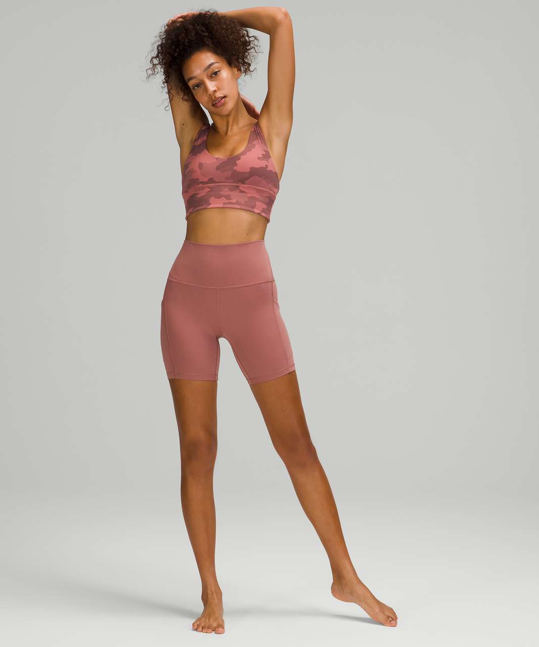 Lululemon Align Reversible Bra *Light Support, A/B Cup - Heritage 365 Camo  Misty Mauve Multi / Pink Clay - lulu fanatics