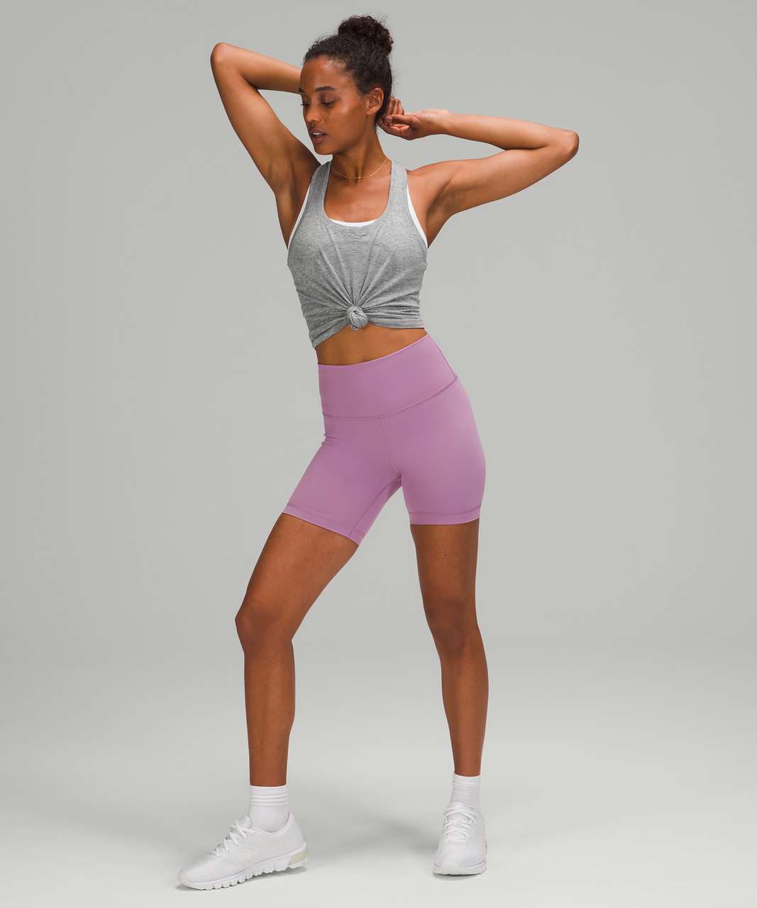 Lululemon Swiftly Tech Racerback Tank Top 2.0 in Slate/White — UFO