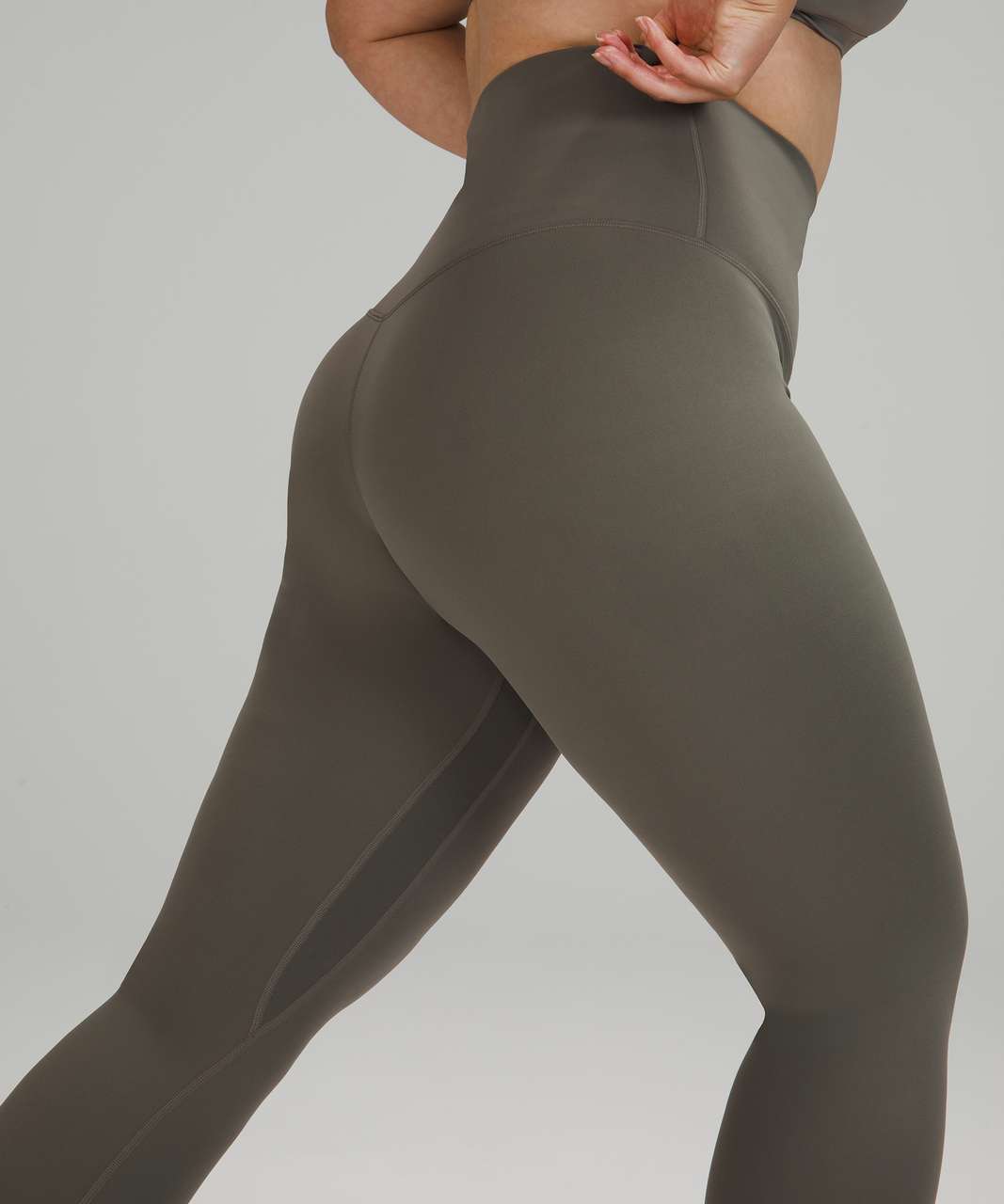 Lululemon Grey Sage Super-High-Rise Align 28” Leggings Size 6