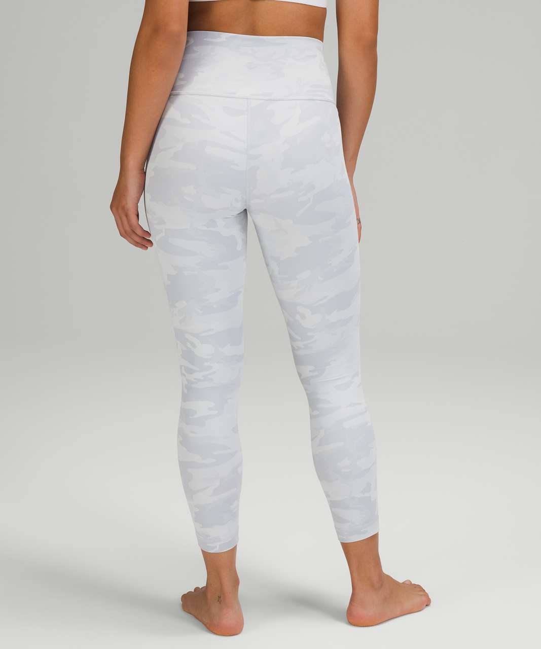 Lululemon Wunder Under High-Rise Crop 23" *Full-On Luxtreme - Incognito Camo Jacquard Alpine White Starlight