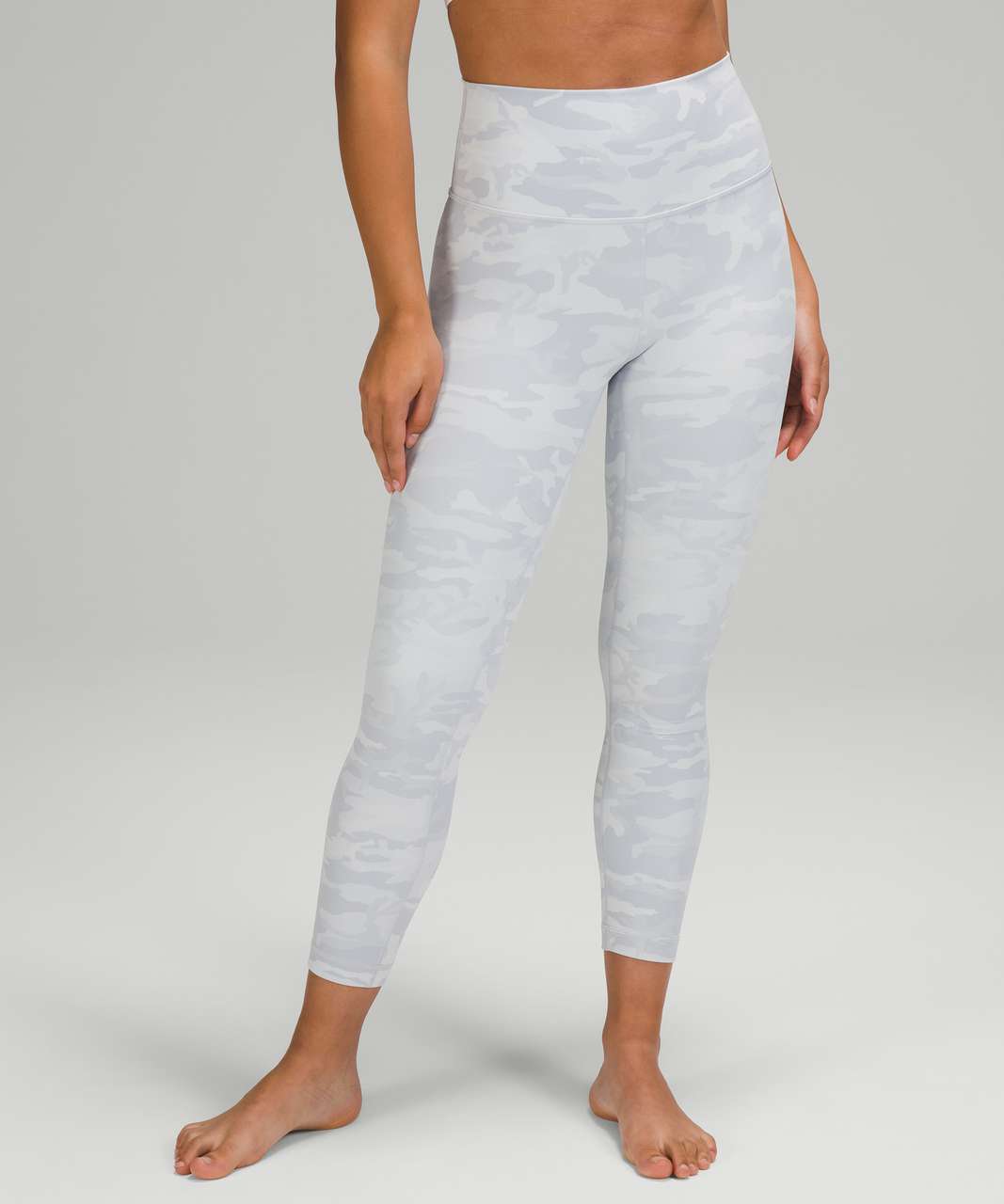 LULULEMON Leggings Camo White Gray 8 2-7