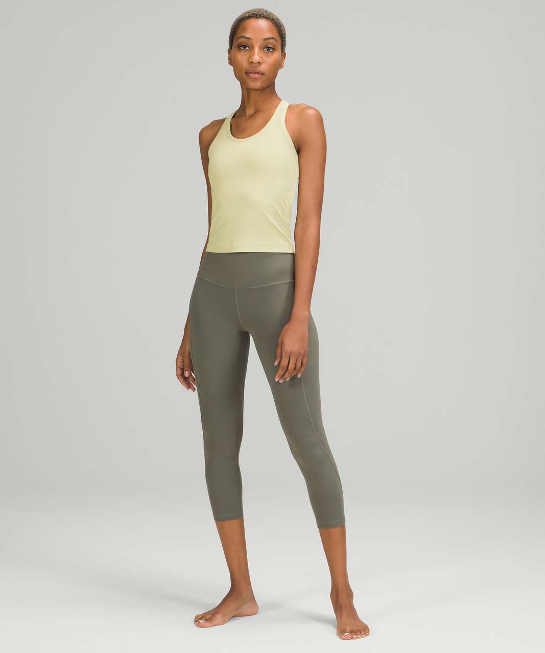 Lululemon Cool Racerback Short Tank Top Nulu In Dew Green | ModeSens