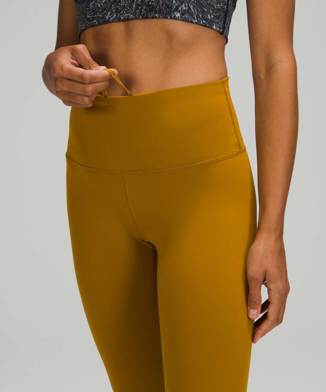 Lululemon Wunder Train High-Rise Crop 23" - Gold Spice