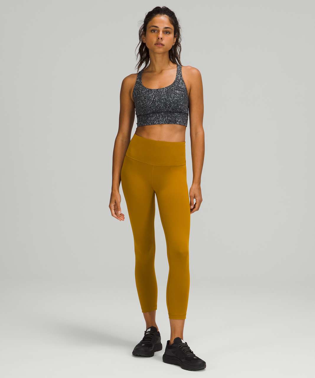 Lululemon Wunder Train High-Rise Crop 23 - Gold Spice - lulu fanatics