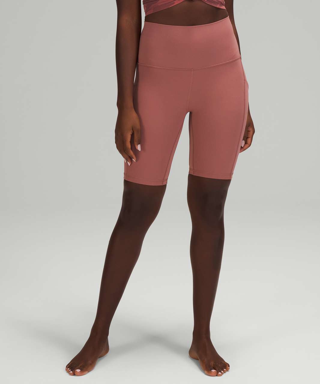 Lululemon Align High Rise Short with Pockets 8" - Spiced Chai