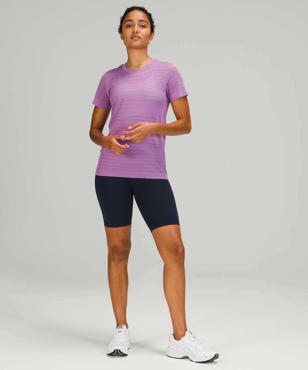 Lululemon Track That Mid-Rise Lined Short 5 - Wisteria Purple