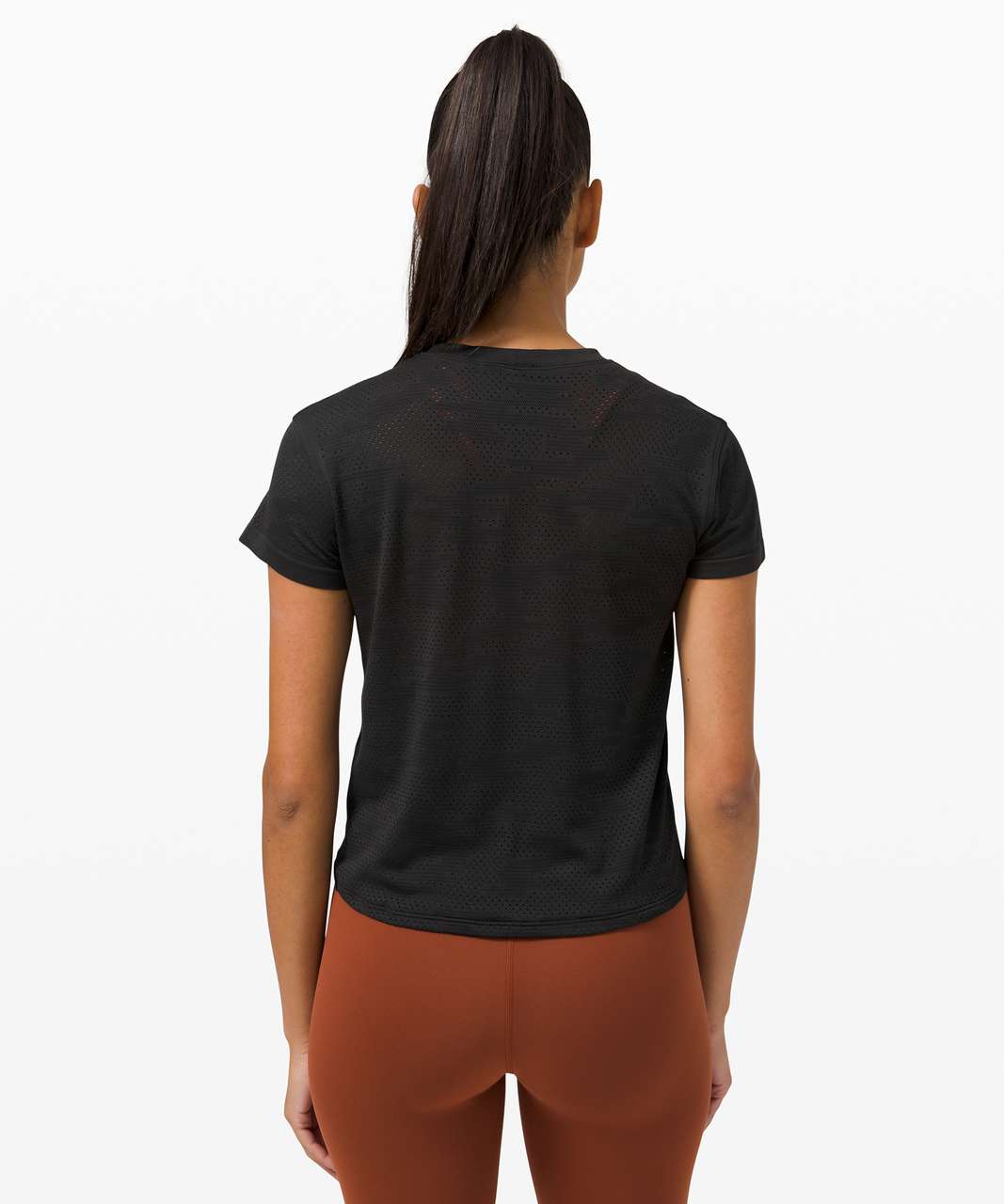 Lululemon Train to Be Short Sleeve *Camo - Dot Camo Black