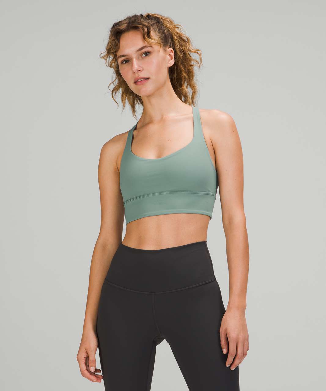 Lululemon Free to Be Long-Line Bra - Wild *Light Support, A/B Cups - Tidewater Teal