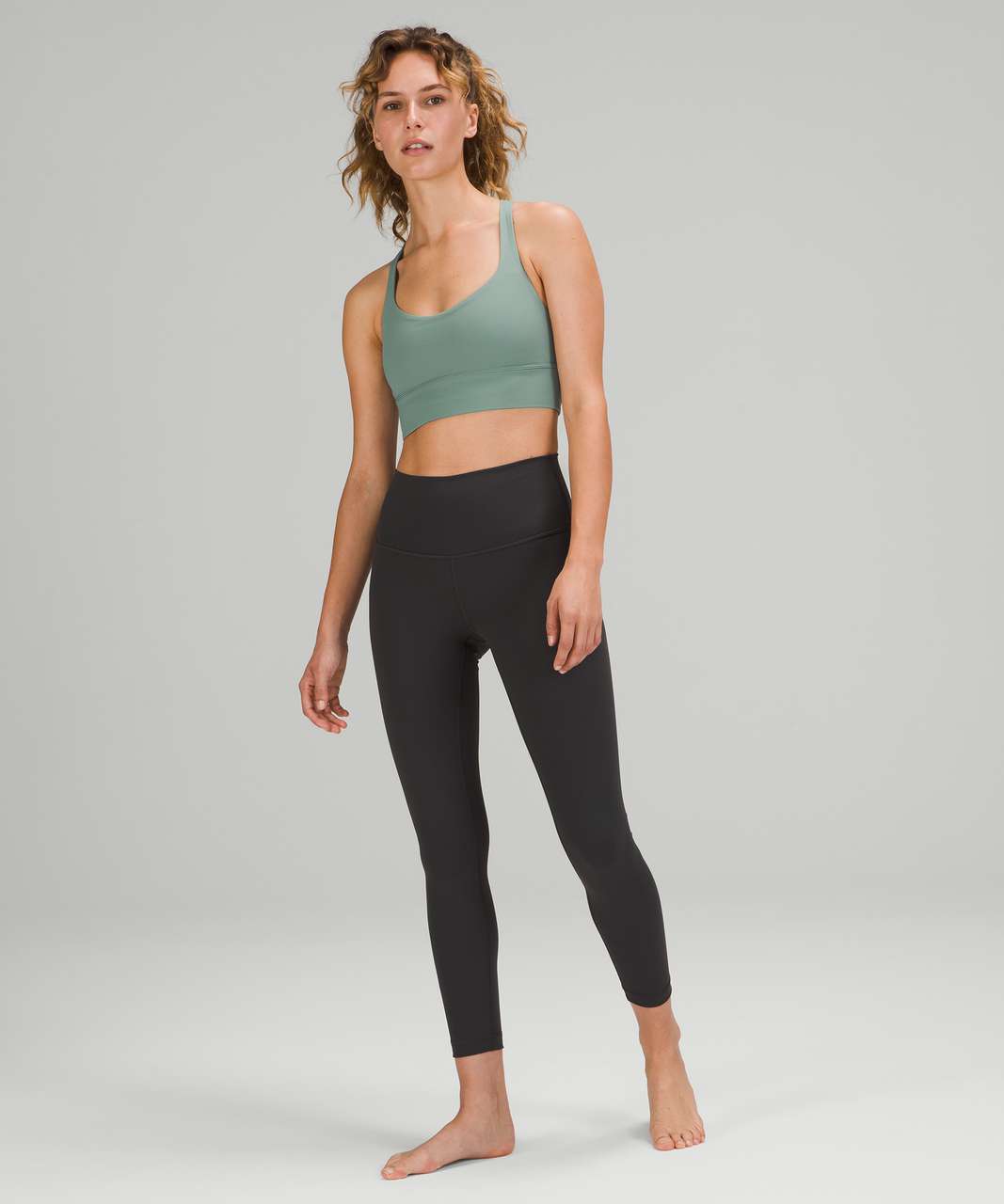 Lululemon Free to Be Long-Line Bra - Wild *Light Support, A/B Cups - Tidewater Teal