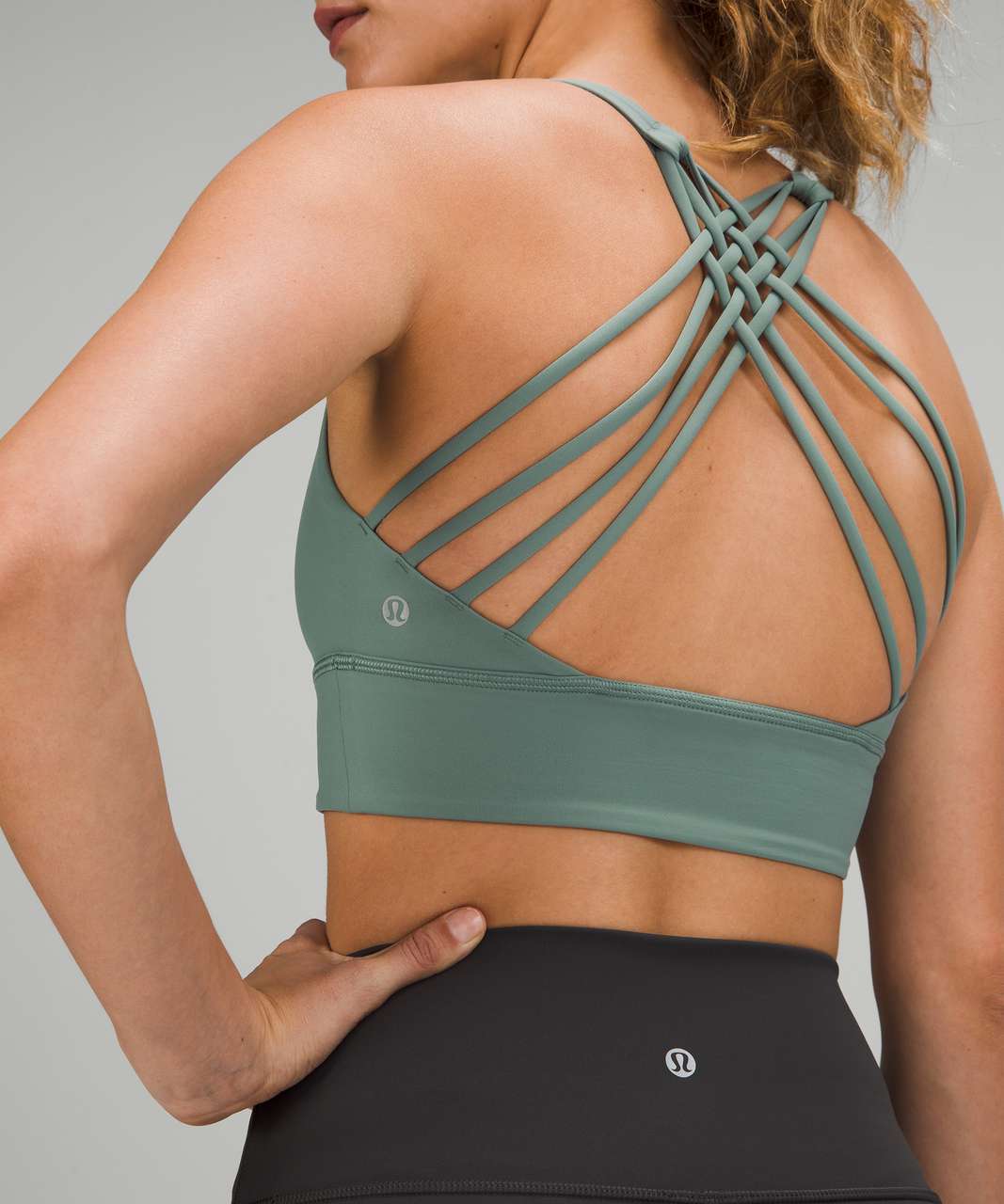 Lululemon Free to Be Long-Line Bra - Wild *Light Support, A/B Cups - Tidewater Teal