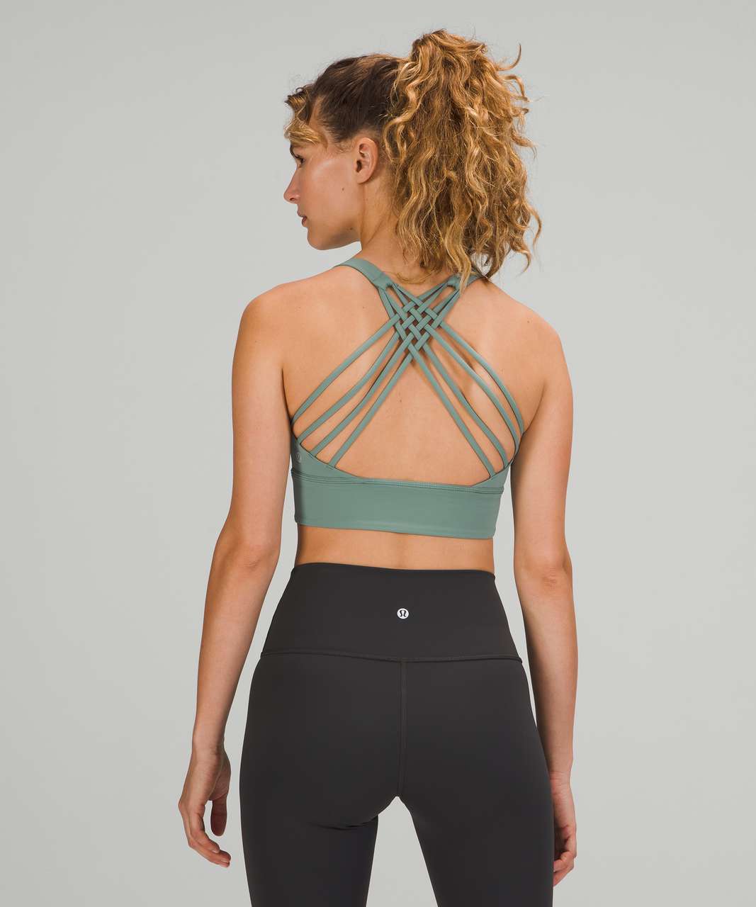 Lululemon Free To Be Bra Long Line - Black - lulu fanatics