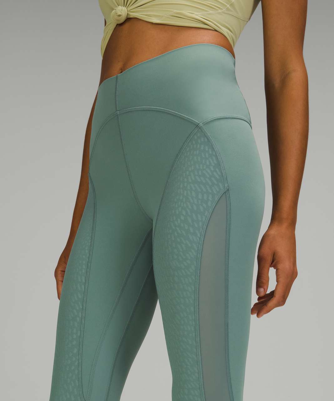 Lululemon Nulu High-Rise Yoga Crop 23 - Pecan Tan - lulu fanatics