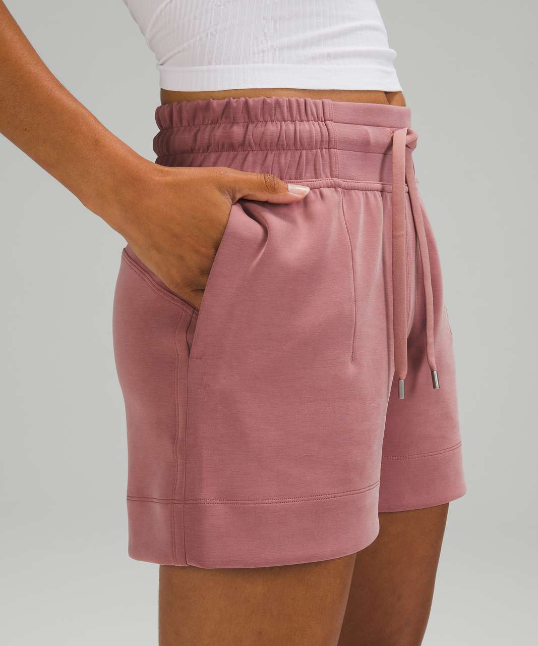 Lululemon Soft Ambitions High Rise Short 4" - Spiced Chai