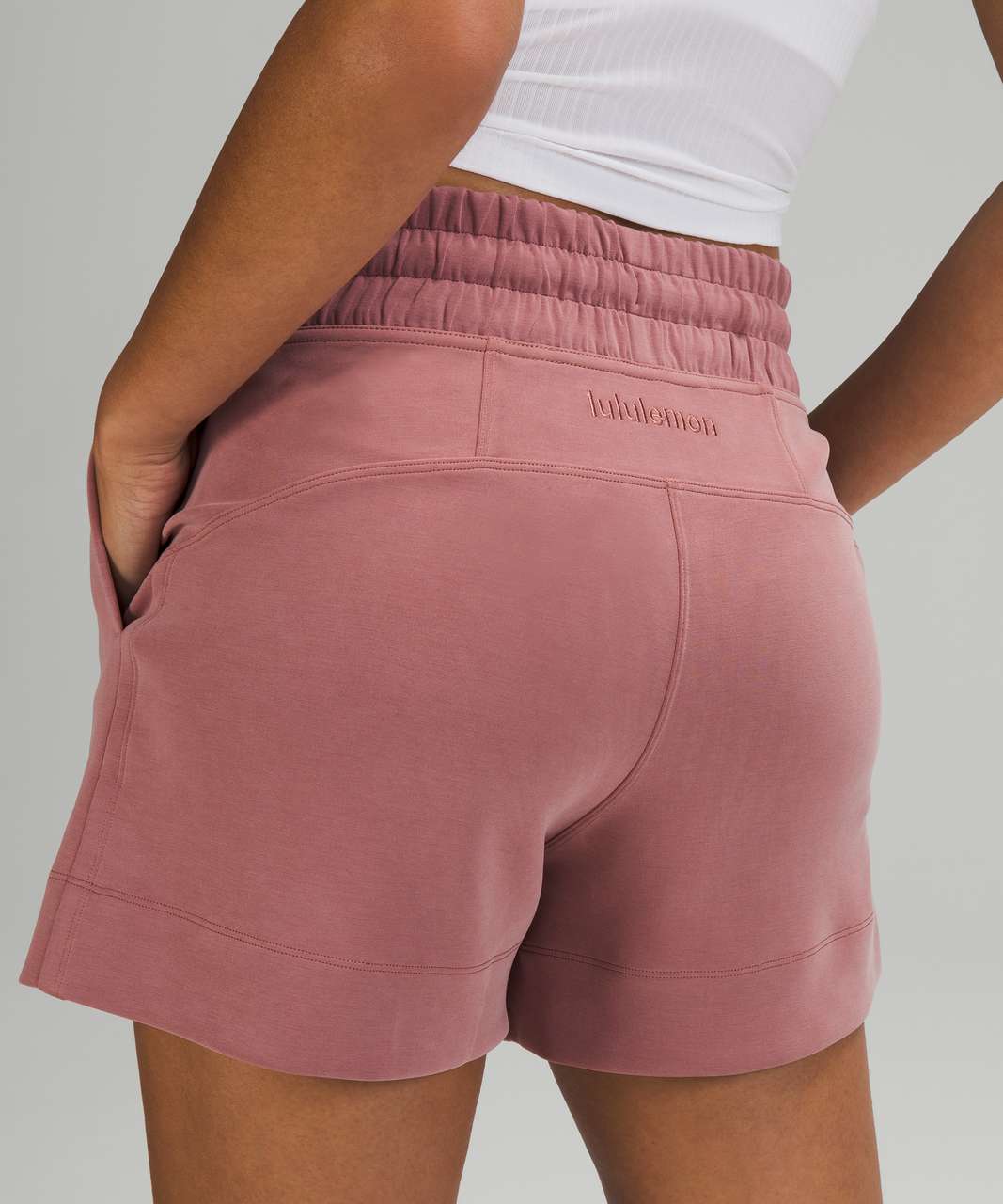 Lululemon Soft Ambitions High Rise Short 4 - Spiced Chai - lulu fanatics